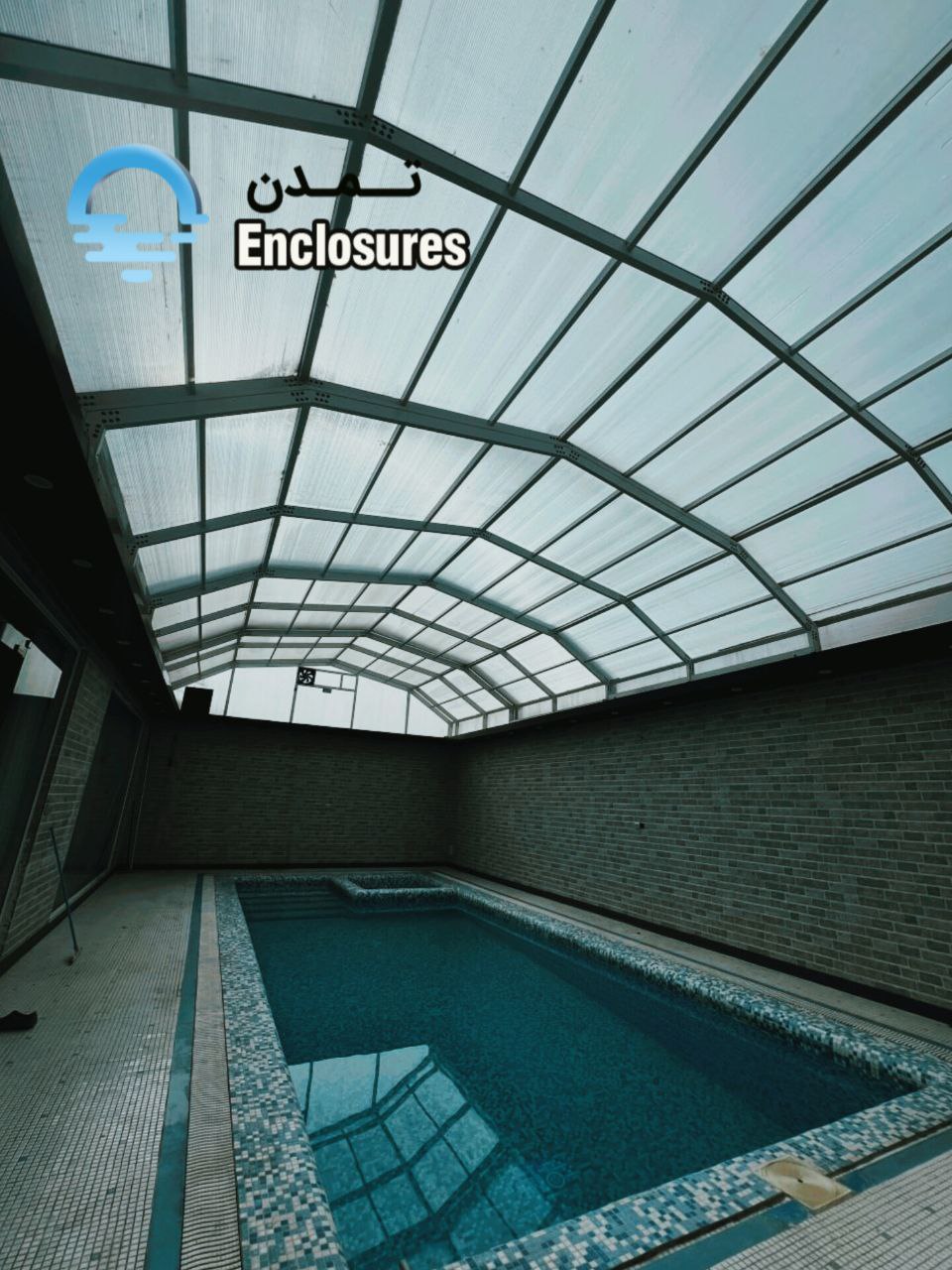 سقف متحرک استخر مدل سانروف پوشش های تمدن 